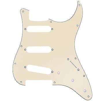 ピックガード　ピックアップ Amazon.co.jp: Musiclily Pro SE ST-HSS-60SE 配線済み